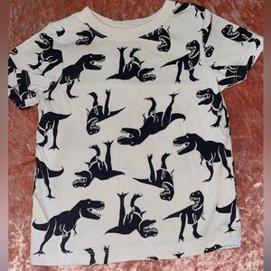 Cat & Jack Black Dinosaur Print Kids T-Shirt